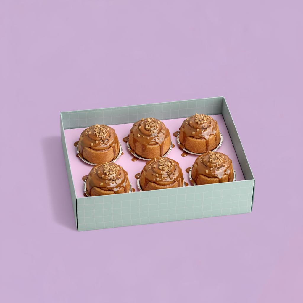 Cinnamon rolls (6 pcs)